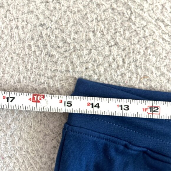 Alphalete Essential Core Joggers High Waist Blue Stretch Tapered Zip Pockets - Picture 3 of 13